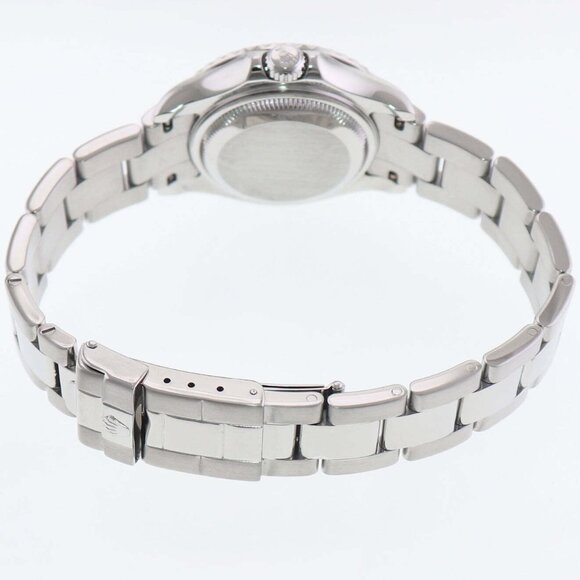 50% OFF! WOMENS ROLEX PLATINUM YACHT MASTER WATCH WITH BOX main image 5
